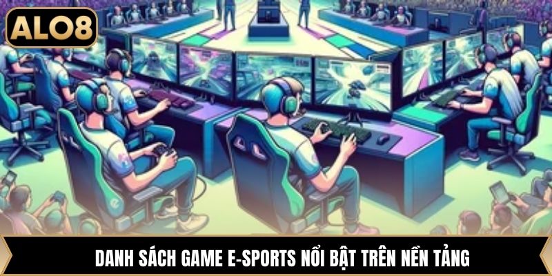 Danh sách game E-sports nổi bật trên nền tảng